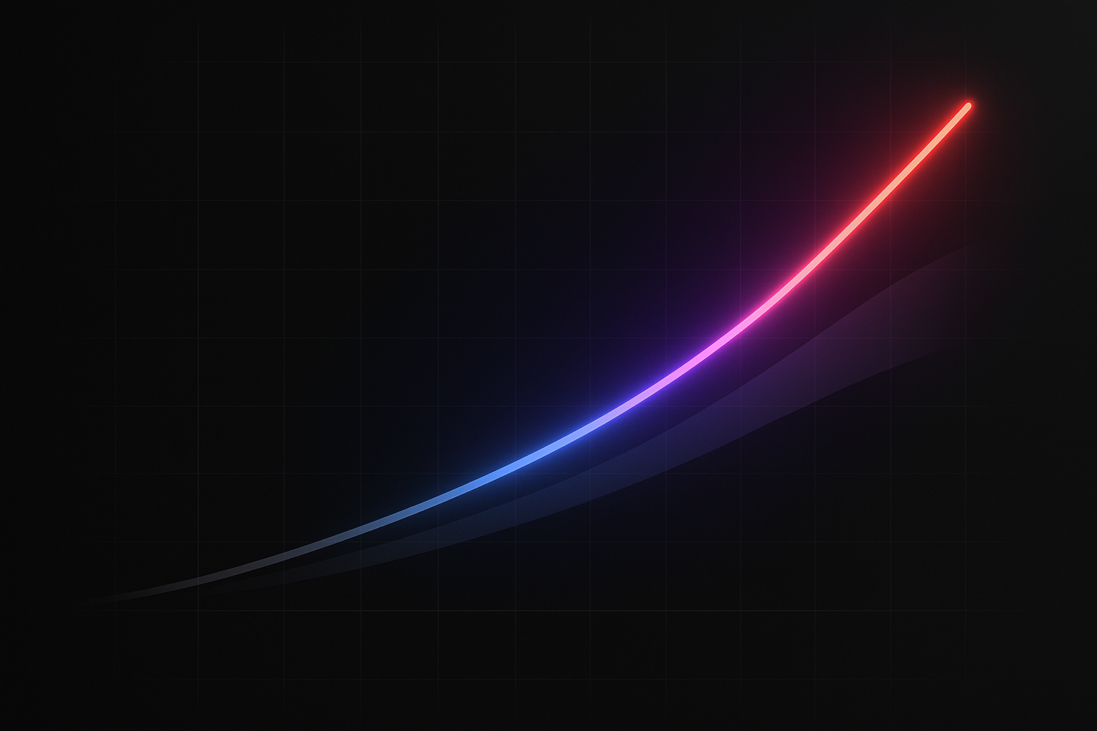 Conceptual diagram showing two diverging curves representing the growing gap between measured luminance contrast and perceived brightness contrast for saturated colors.