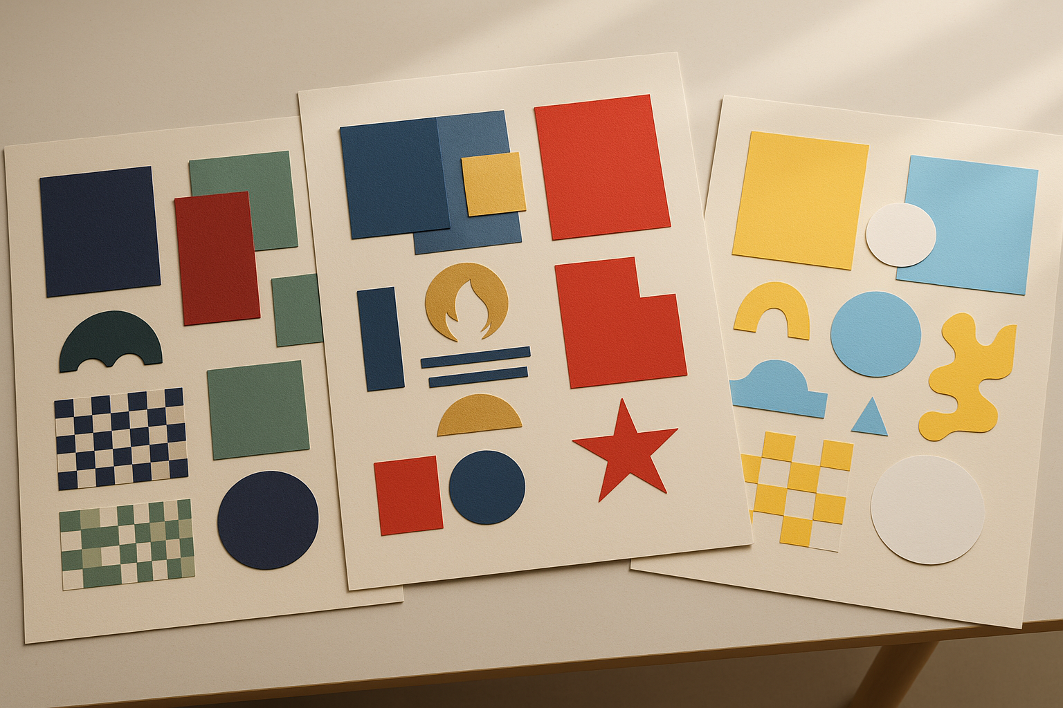 Three design mood boards comparing the visual identities of Tokyo 2020, Paris 2024, and LA 2028, showing the progression from restrained cultural specificity to bold national confidence to variable playful energy.